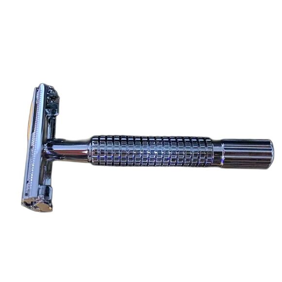 Van Der Hagen TWIST Adjustable Safety Razor Siver 5 Blades - Picture 5 of 10